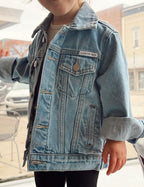 What a Friend We Have in Jesus Kids Denim Jacket
