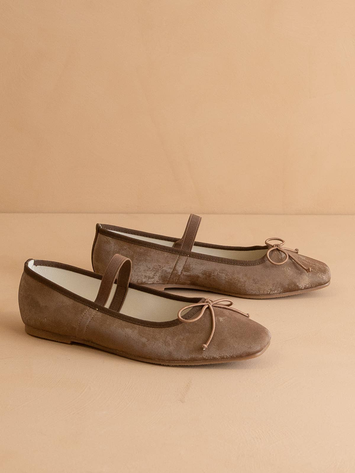 Coffee Ballet Pointe Flat