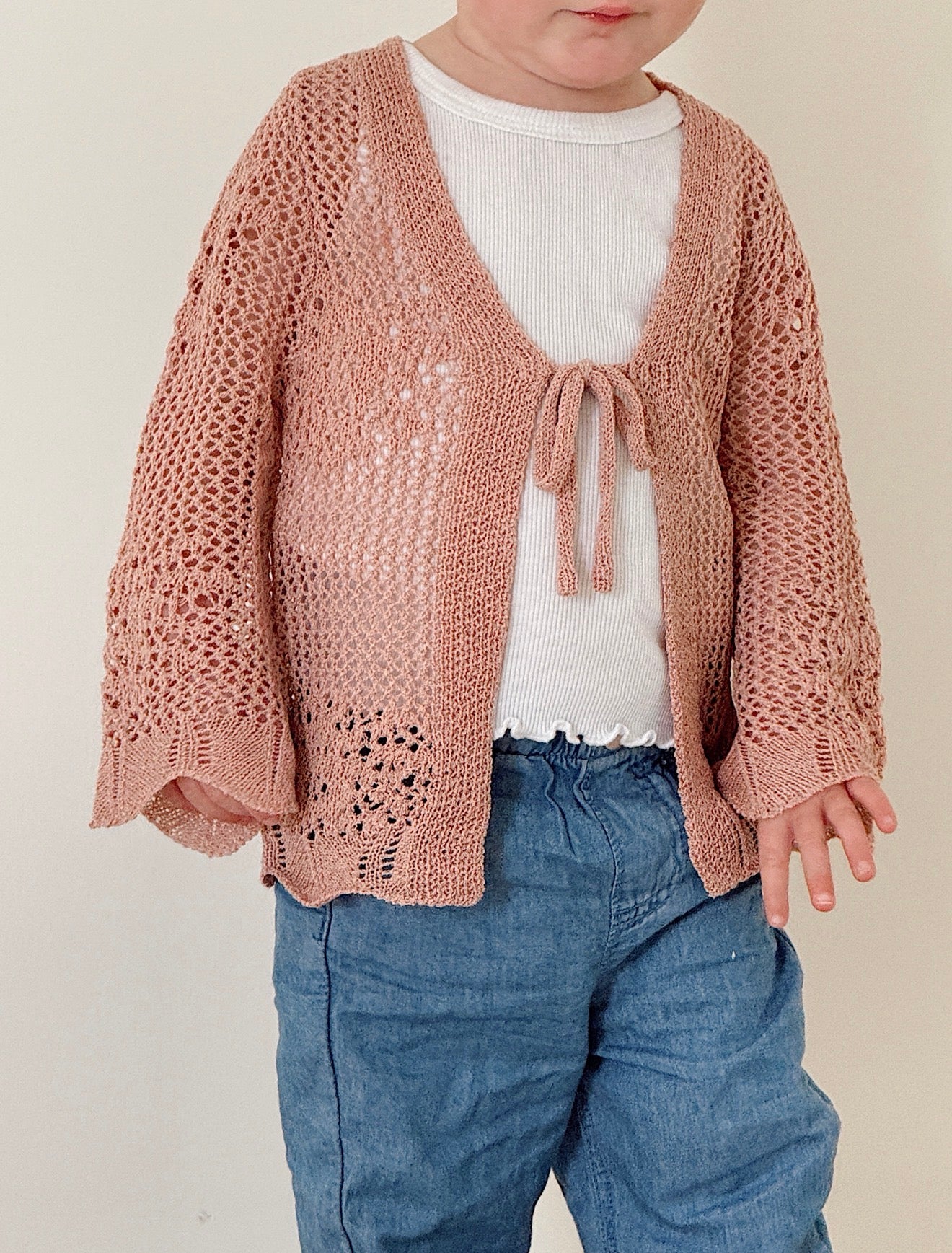 Crochet Bell Sleeve Cardigan