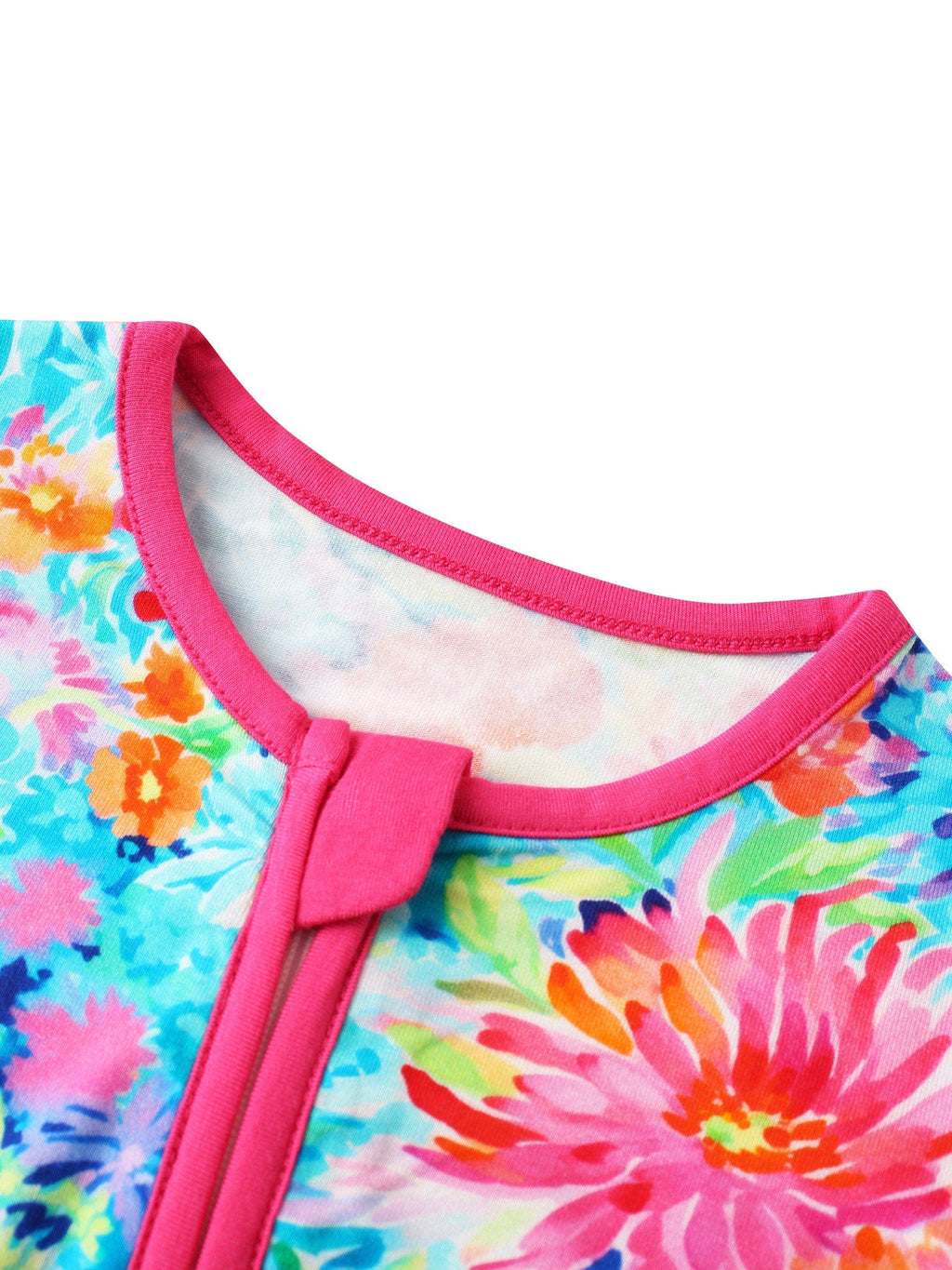 Coral Garden Bamboo Convertible Zippy Romper