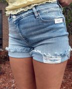 High Rise Crossover Shorts