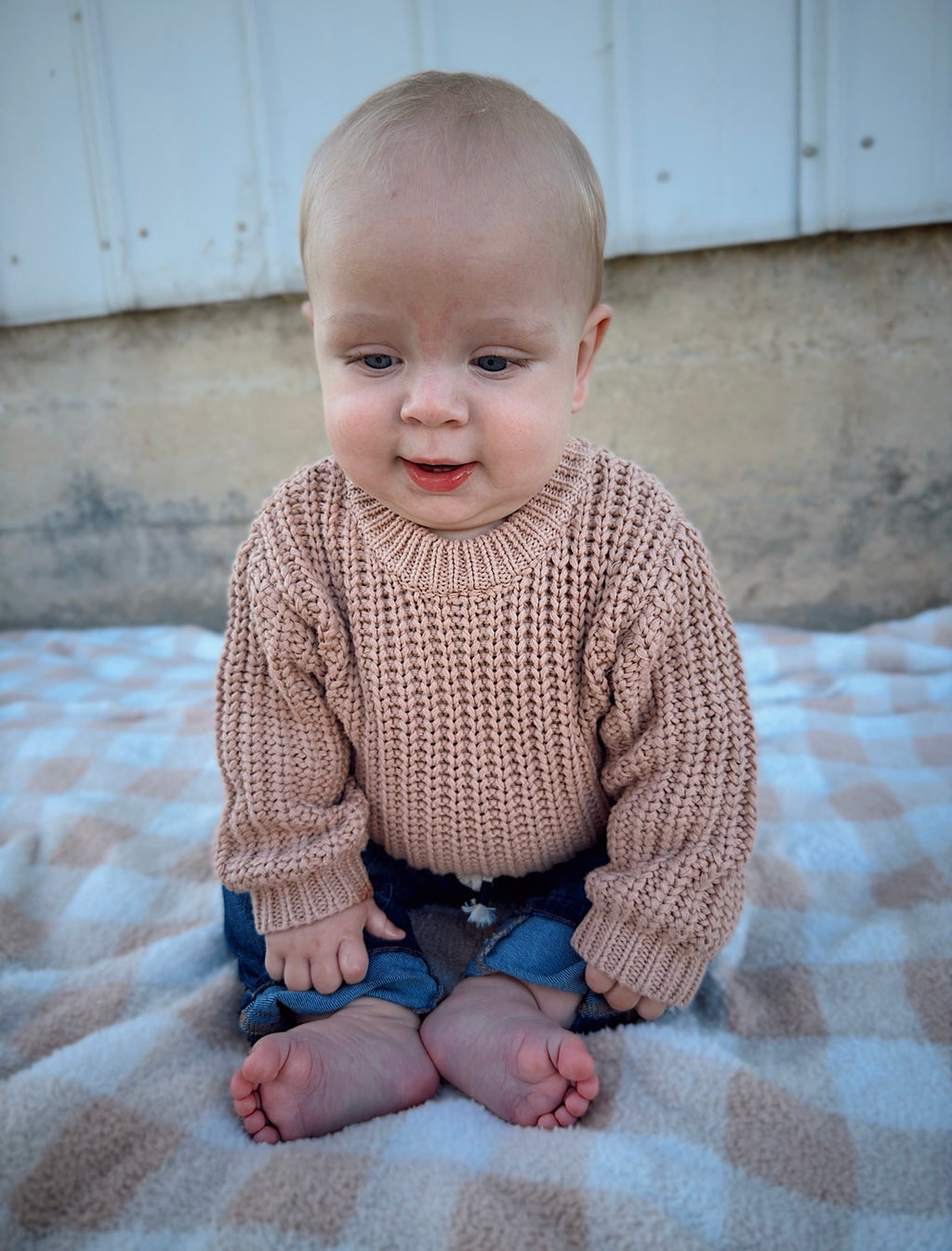 Chunky Knit Braided Sweater