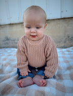 Chunky Knit Braided Sweater