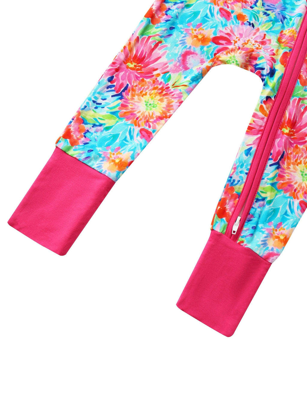 Coral Garden Bamboo Convertible Zippy Romper