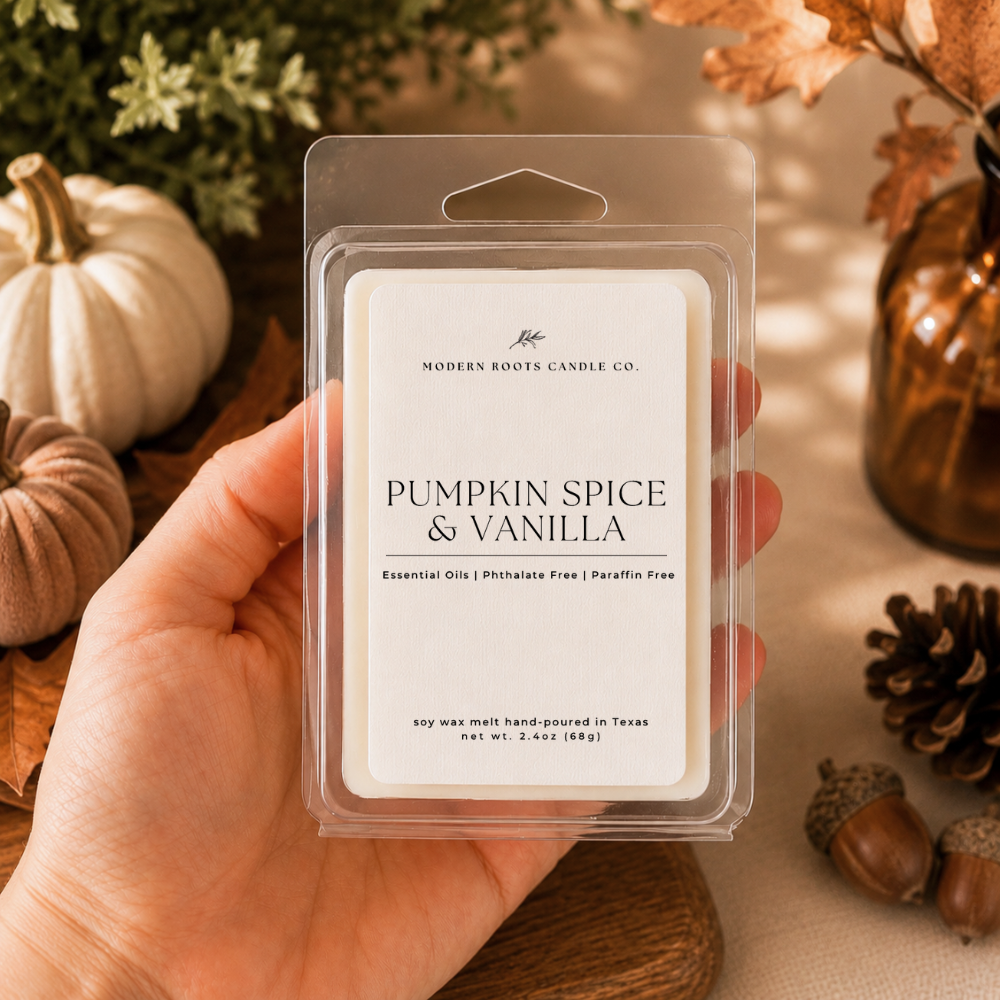 Pumpkin Spice & Vanilla | 2.4oz Soy Wax Melt