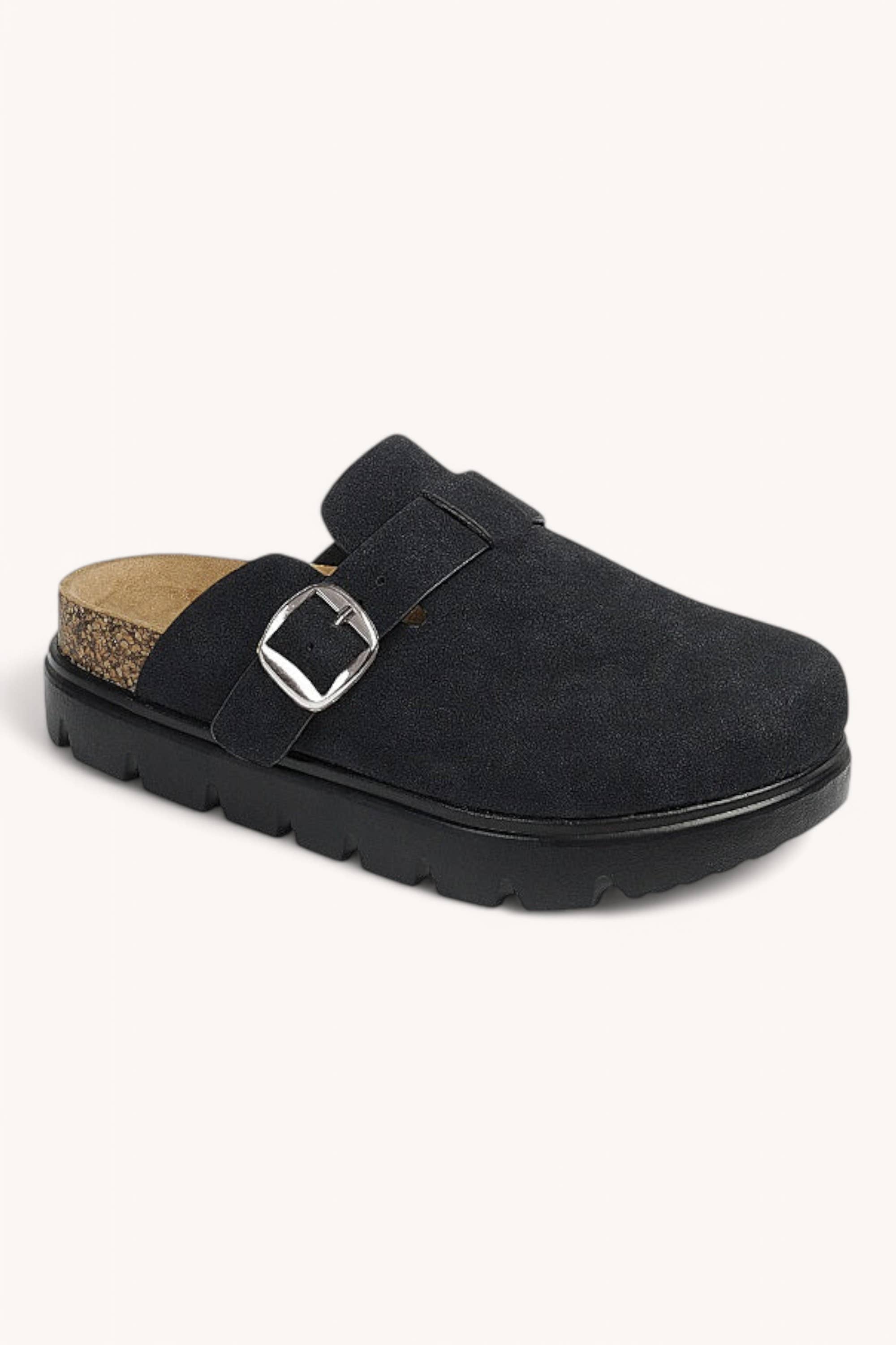 Chunky Lug Sole Clog Sandals