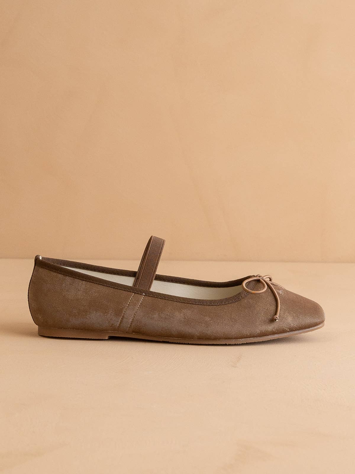 Coffee Ballet Pointe Flat