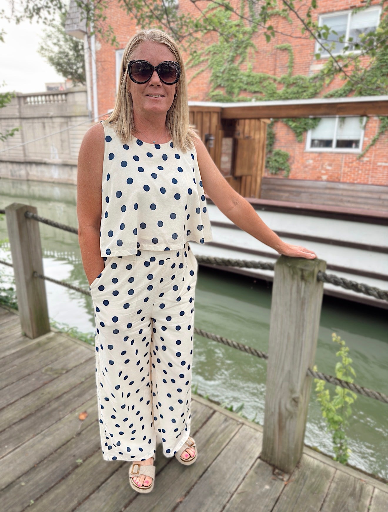 Miss Independent Polka Dot Set