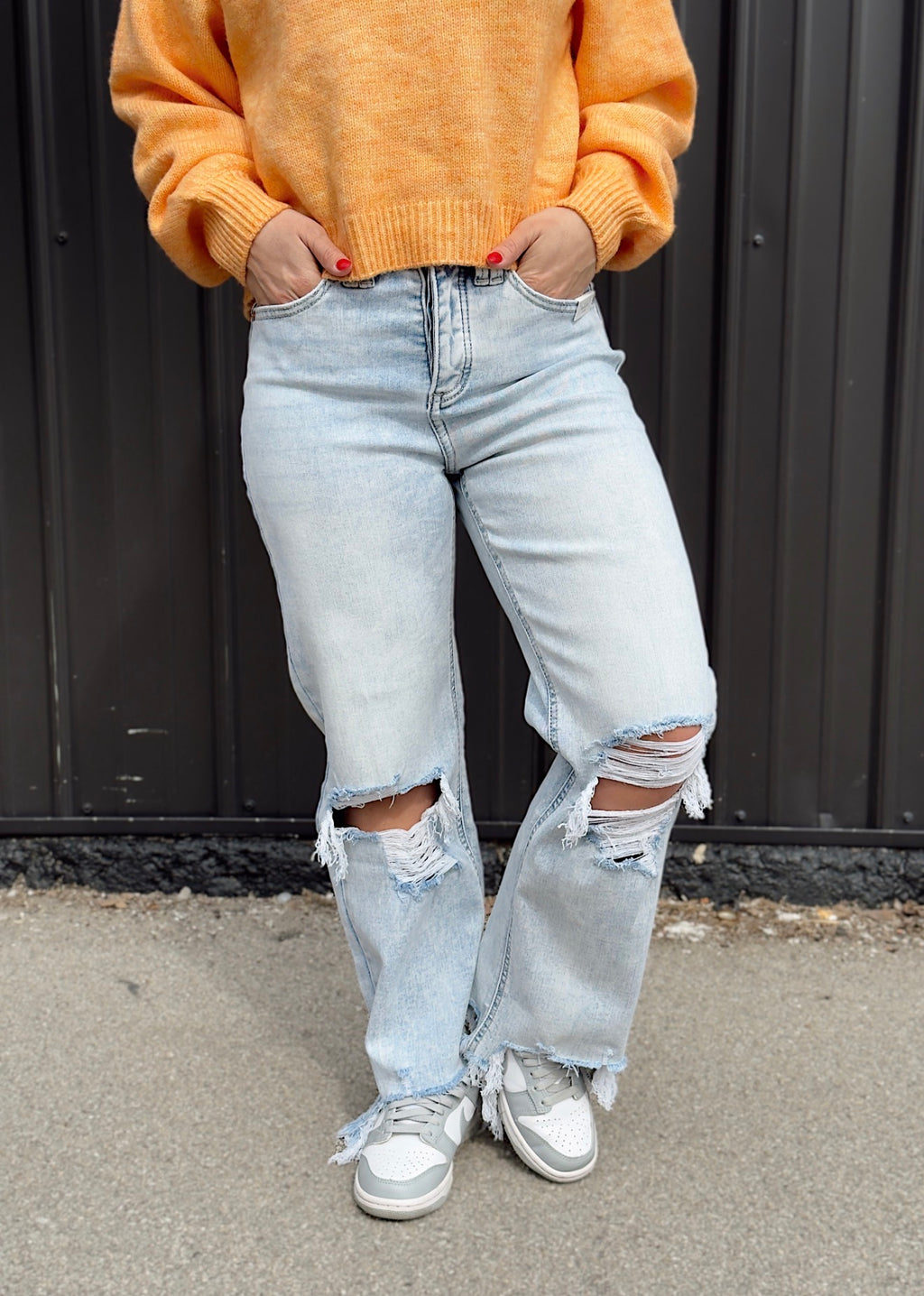 Tummy Control High Rise Modern Wide Jeans