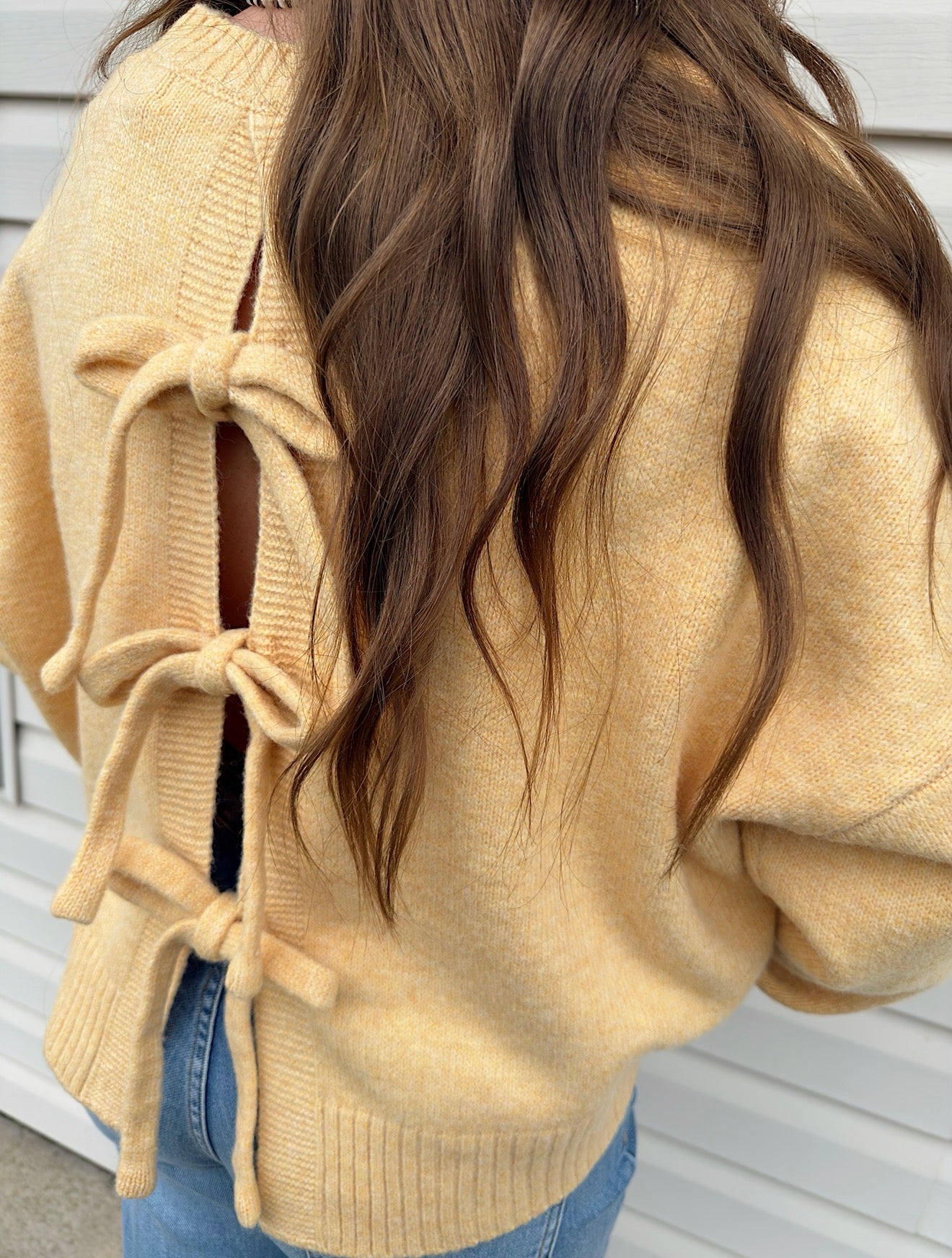 Marigold Tie-back Sweater