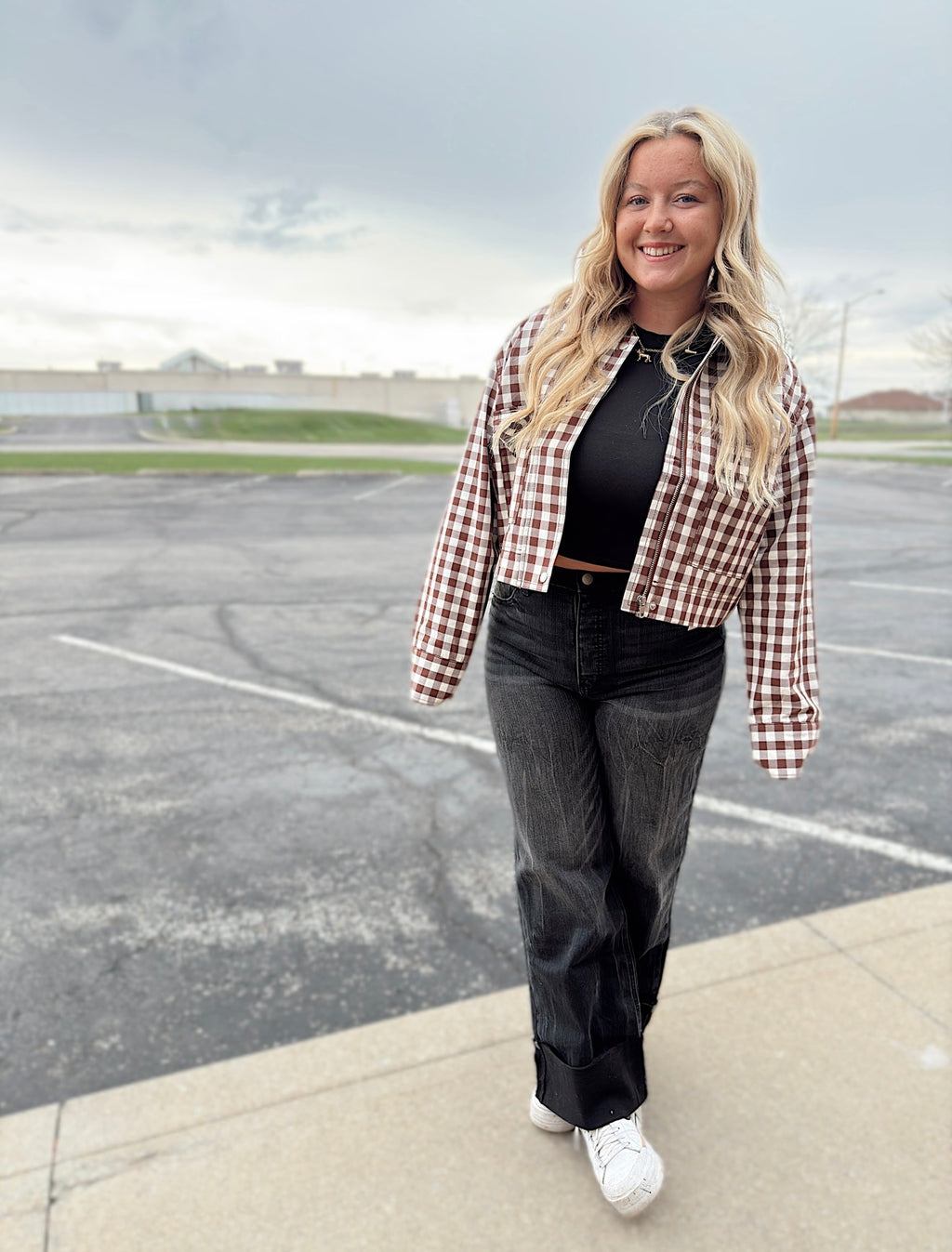 Tummy Control High Rise Wide Jeans