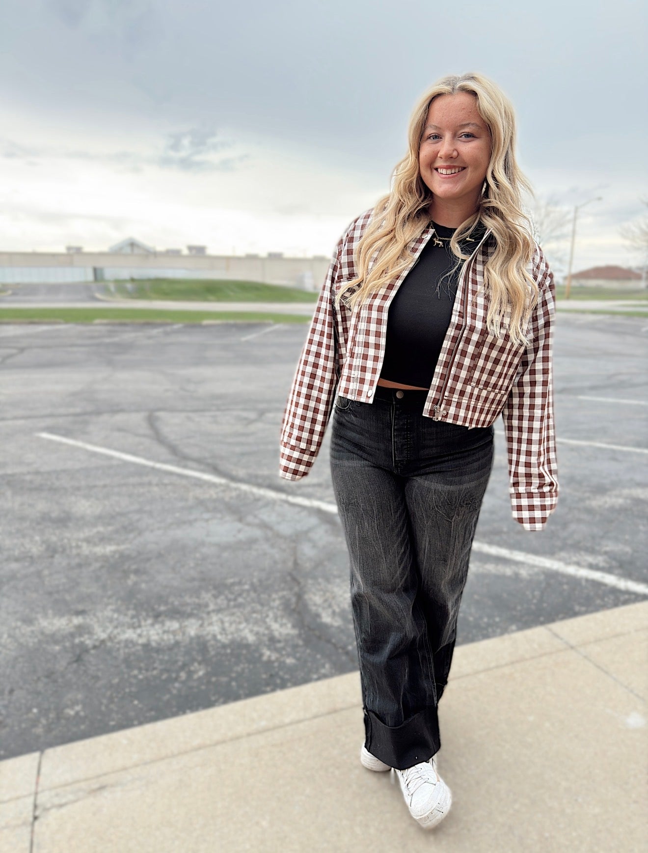 Tummy Control High Rise Wide Jeans