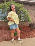 High Rise Crossover Shorts