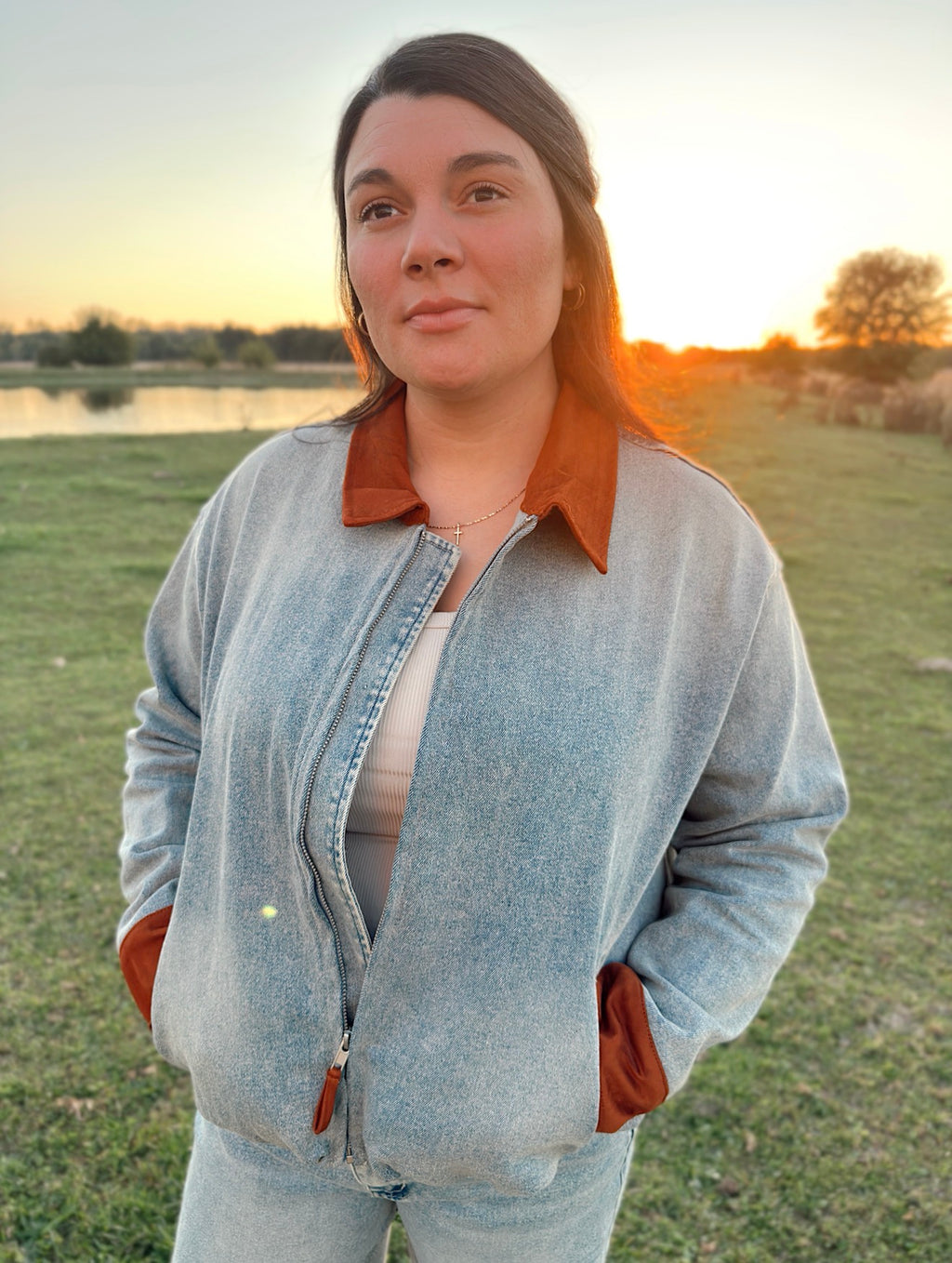 Vintage Contrast Barn Jacket