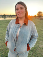Vintage Contrast Barn Jacket