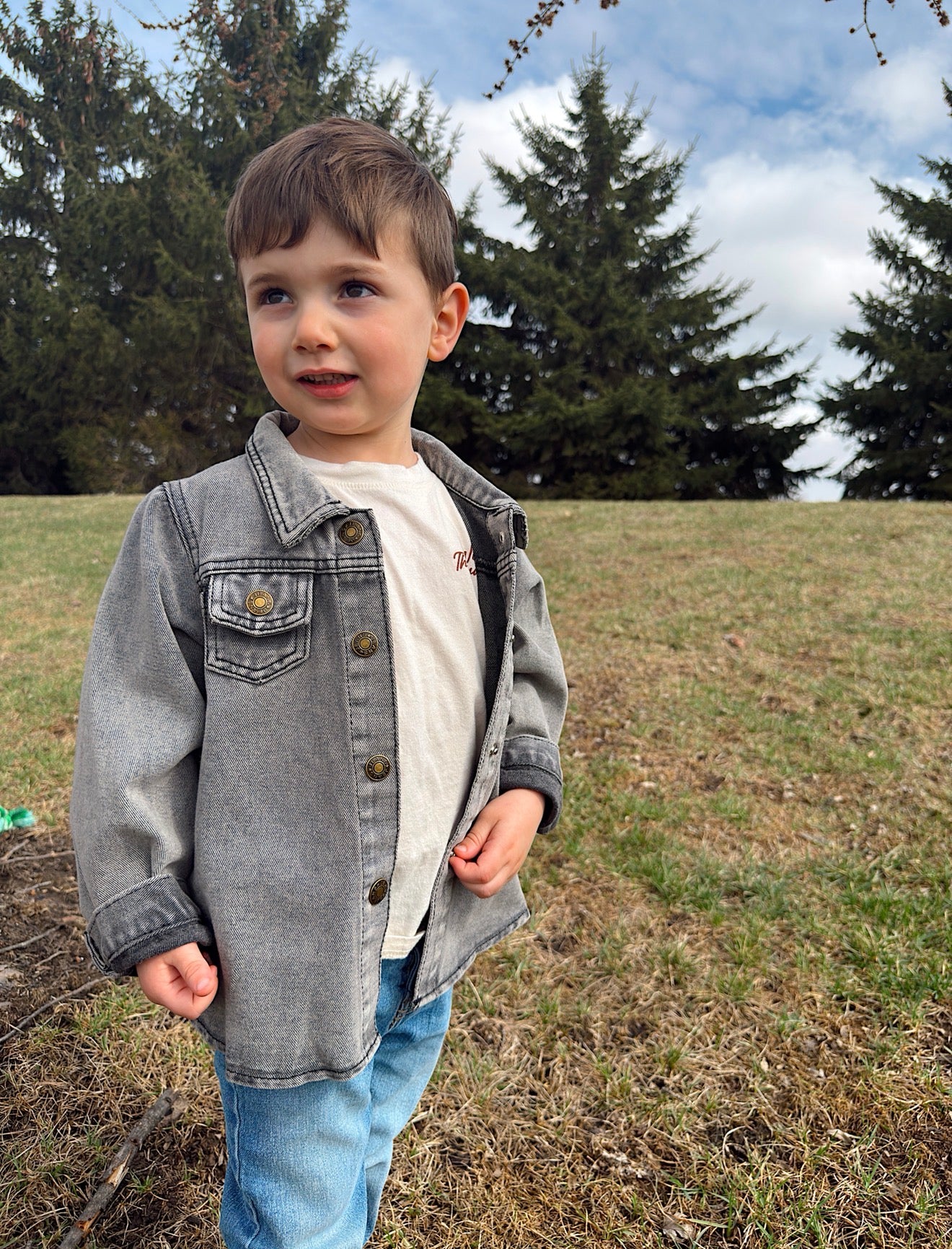 Gray Denim Jacket