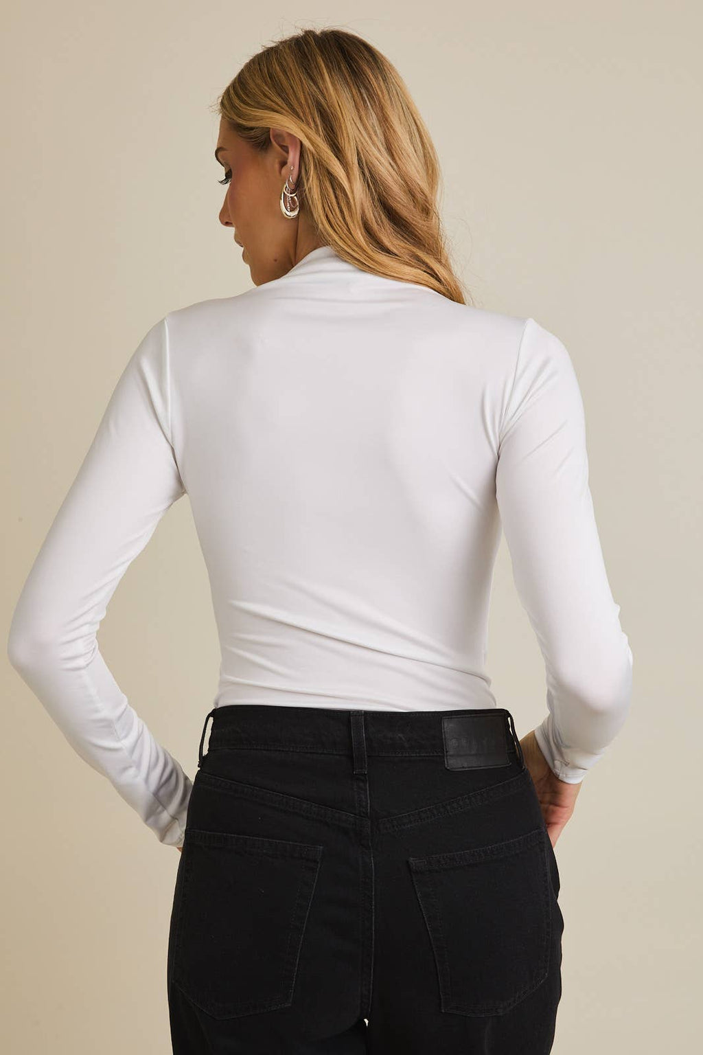 Mock Neck Long Sleeve Bodysuit