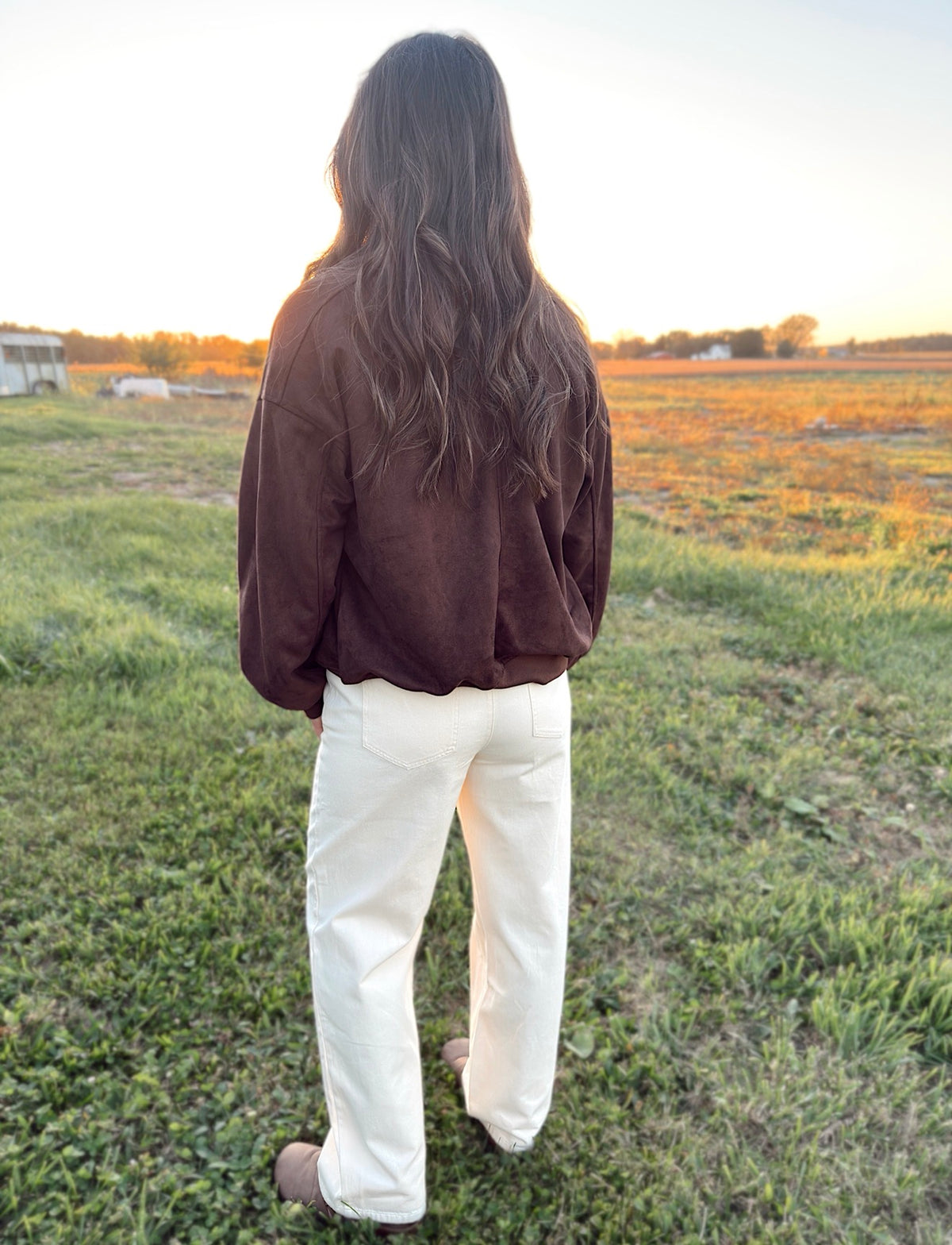 Suede Season Bomber Jacket