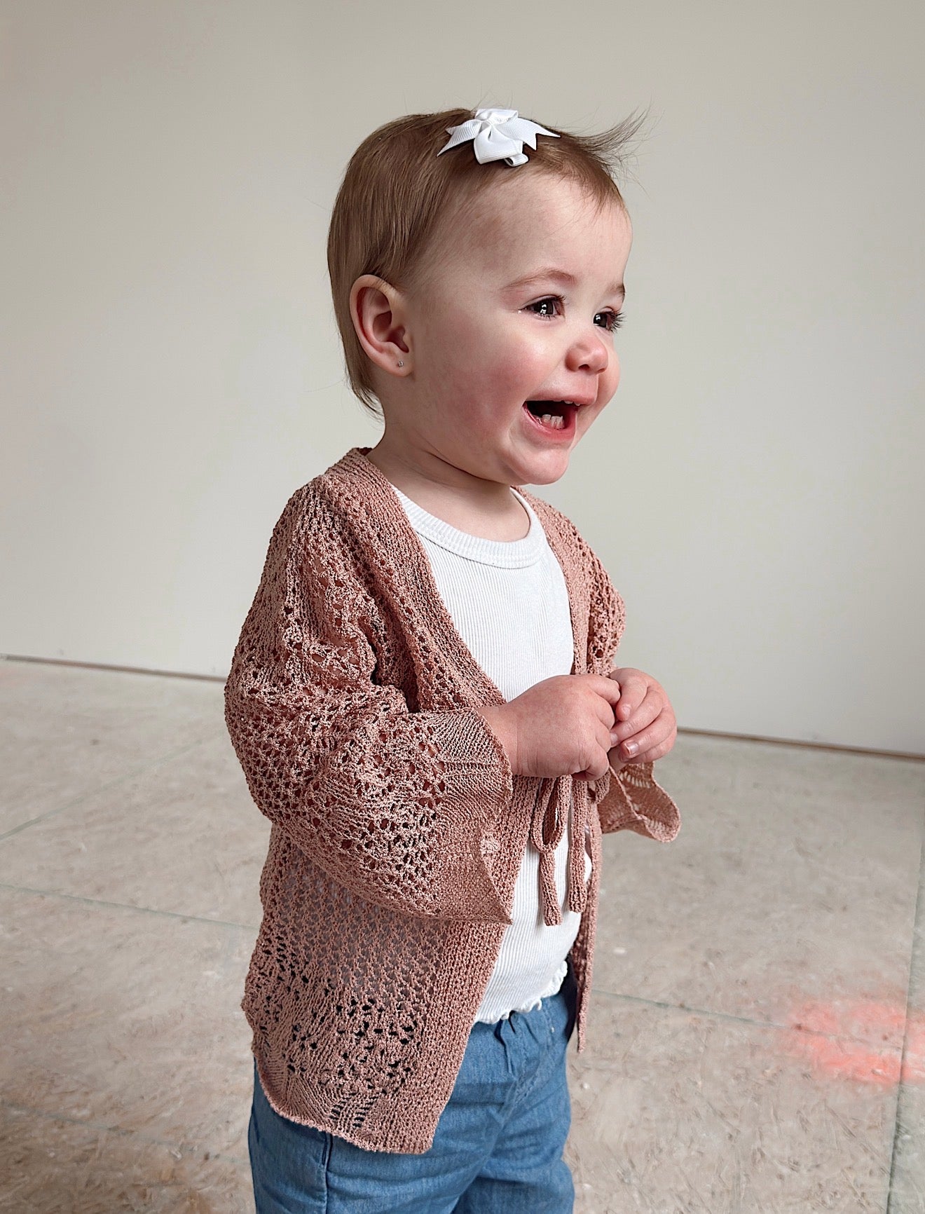 Crochet Bell Sleeve Cardigan