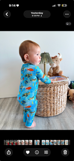 Sea Turtle Bamboo Convertible Zippy Romper