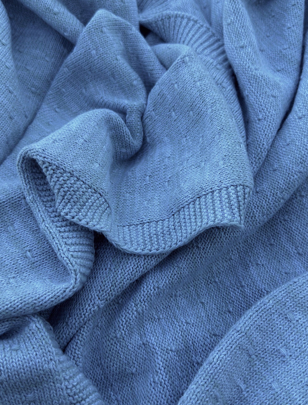 Leo Knitted Cotton Baby Blanket
