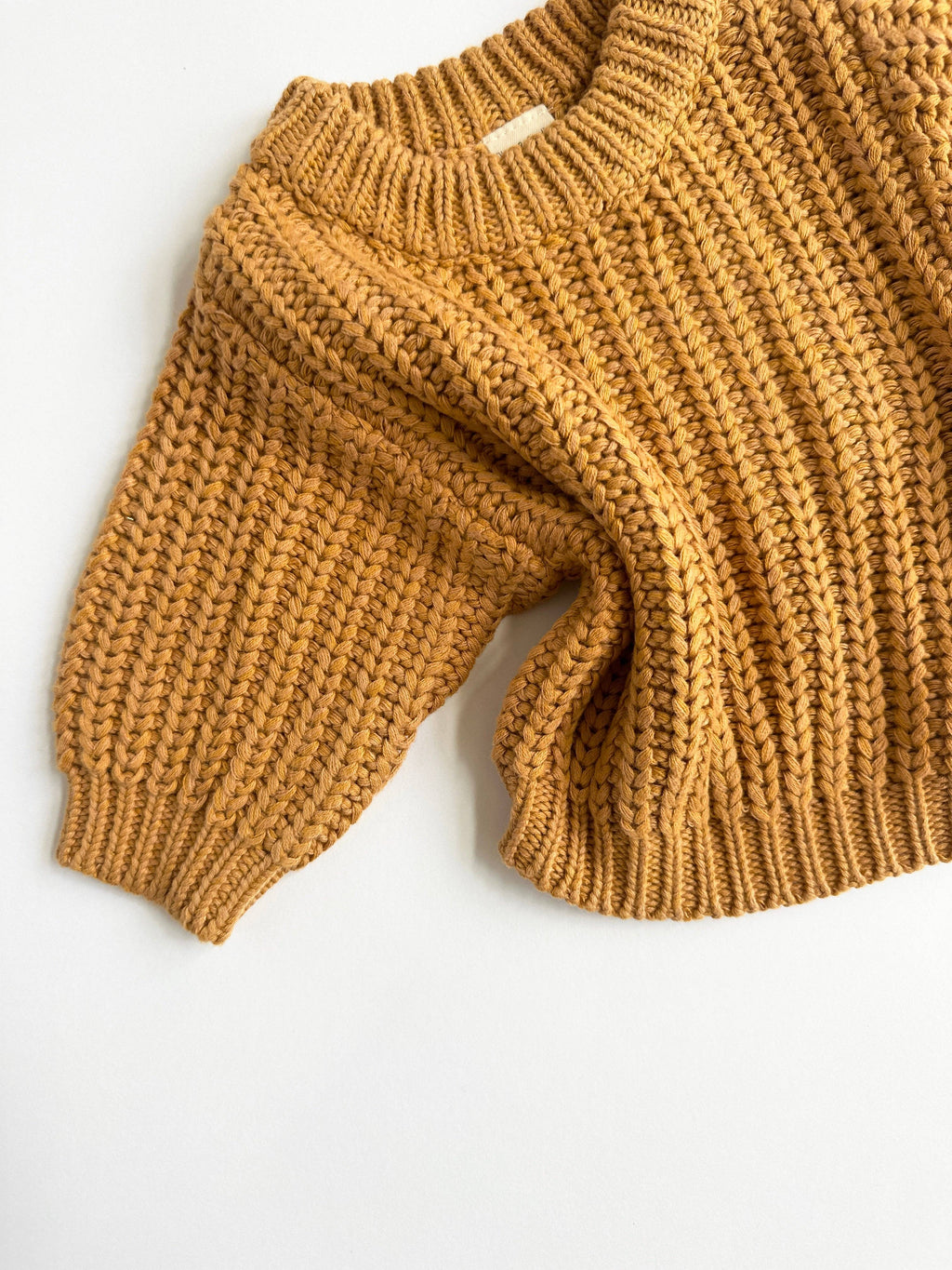 Chunky Knit Braided Sweater