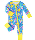 Sunny Blooms Bamboo Convertible Zippy Romper
