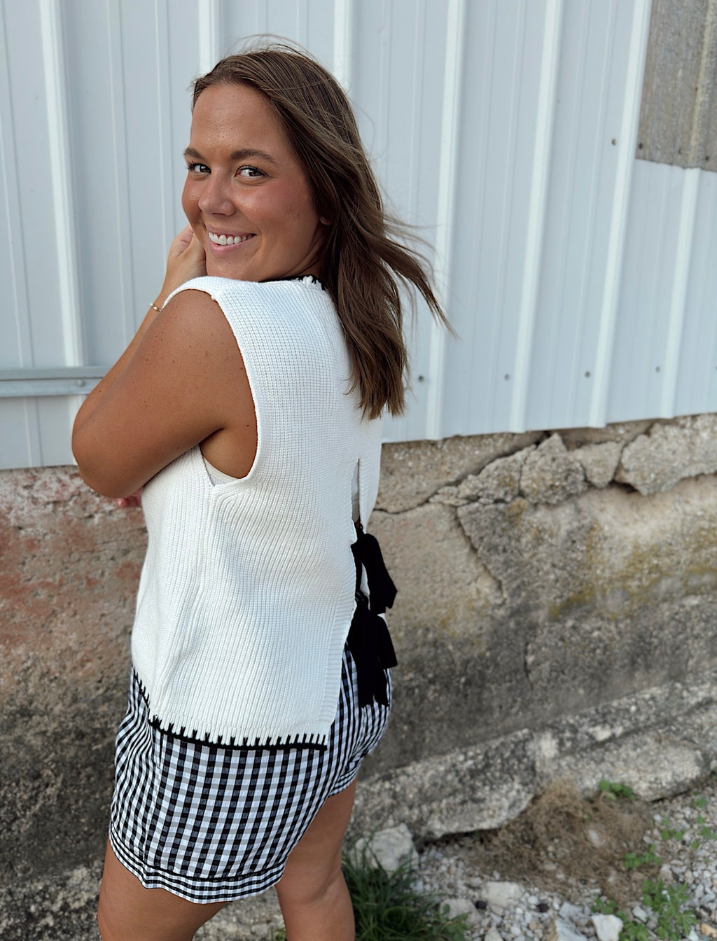 Ribbed Sweater Vest