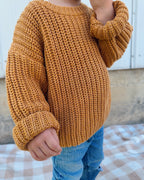Chunky Knit Braided Sweater
