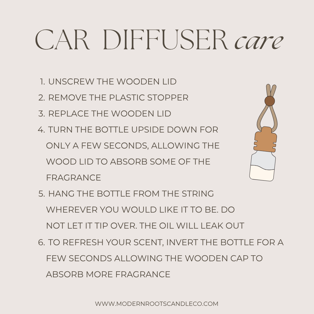 Pink Sugar & Warm Vanilla | 8ml Hanging Car Diffuser