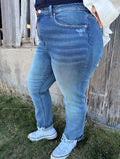 Curvy - High Rise Stretch Jeans
