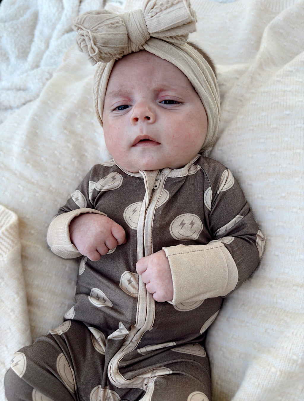 Neutral Smileys Bamboo Sleeper