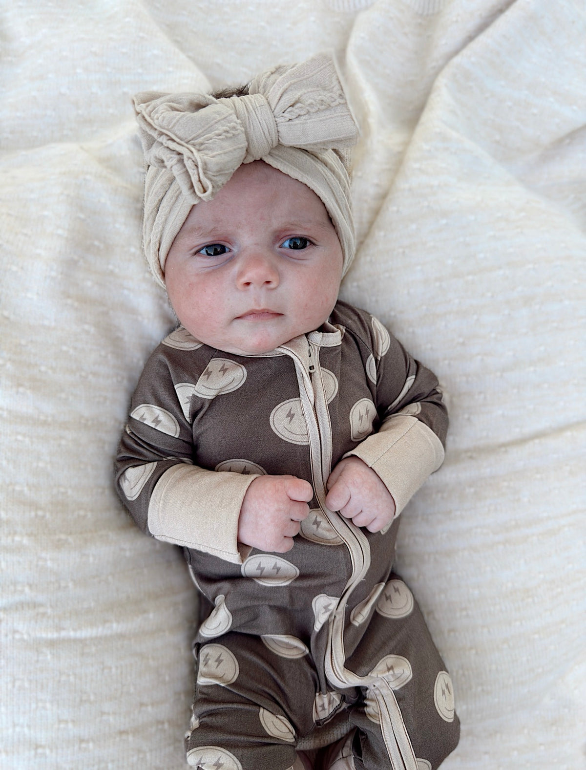 Neutral Smileys Bamboo Sleeper