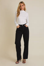 Mock Neck Long Sleeve Bodysuit