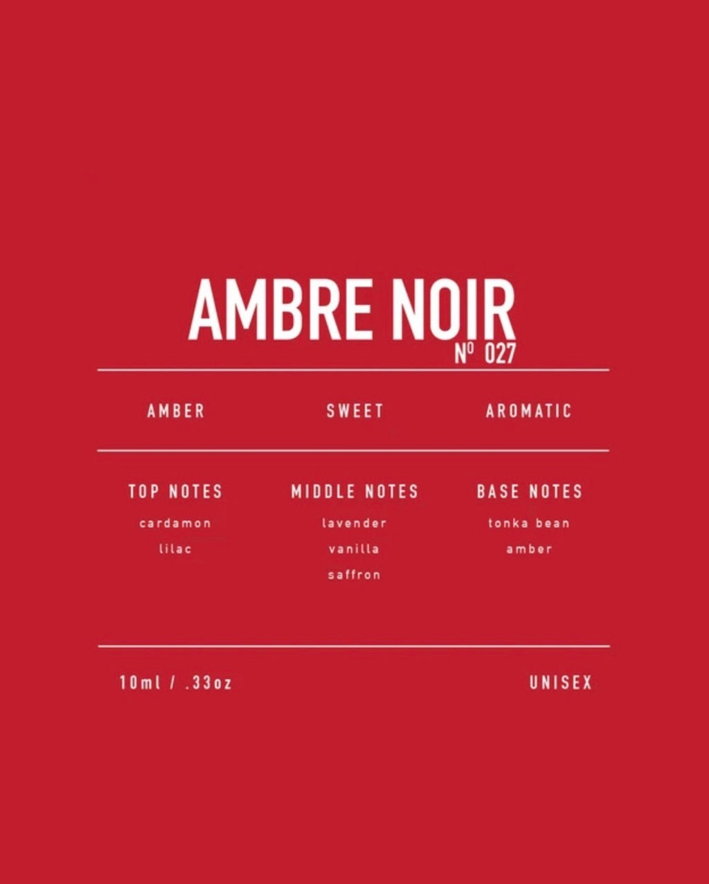 HYDE + ALCHEMY AMBRE NOIR
