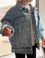 What a Friend We Have in Jesus Kids Denim Jacket