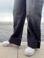 Tummy Control High Rise Wide Jeans