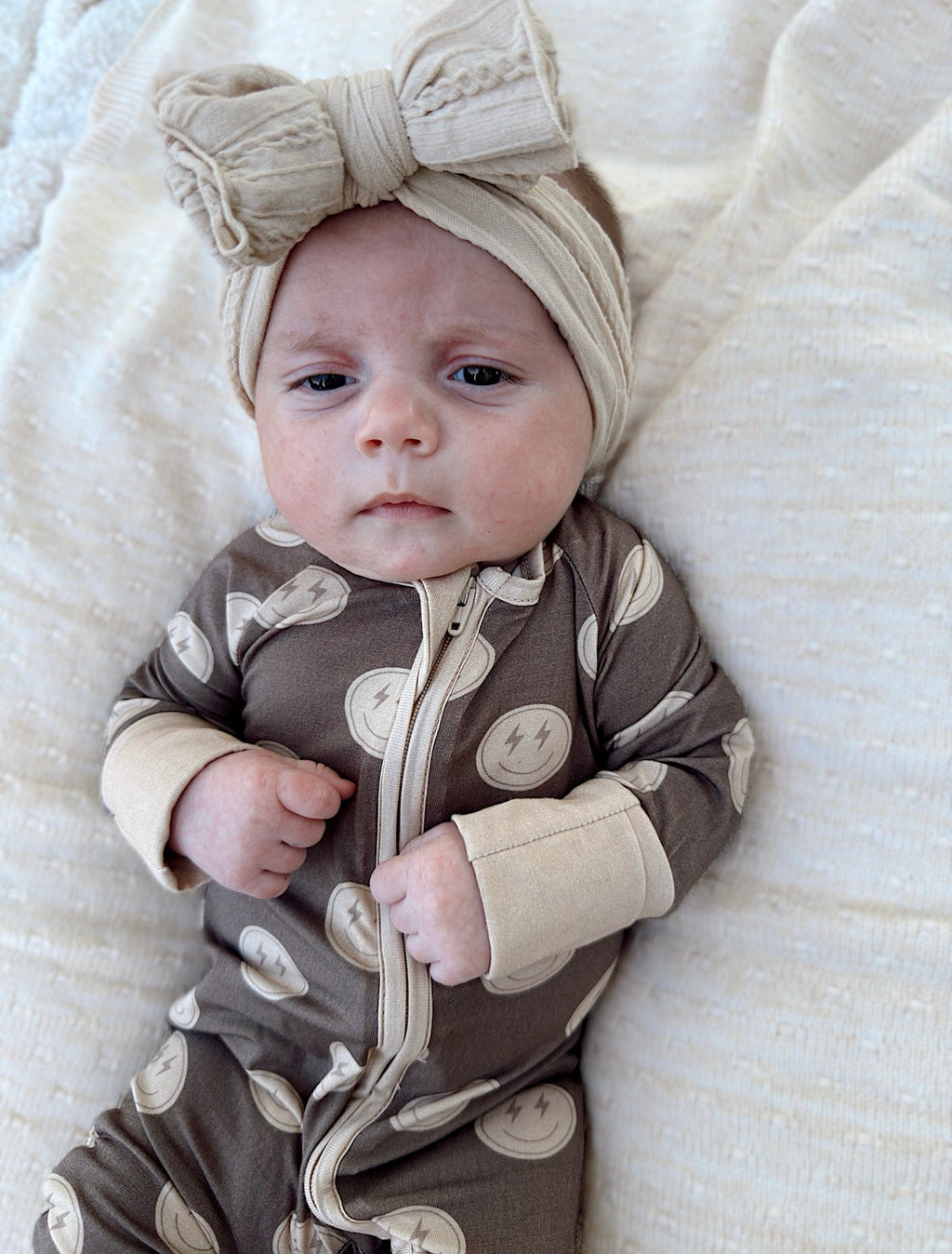 Neutral Smileys Bamboo Sleeper
