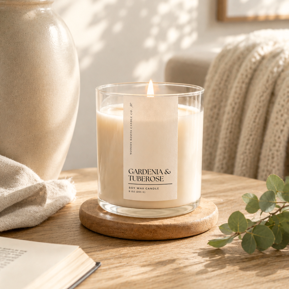Gardenia & Tuberose | 9oz Soy Candle