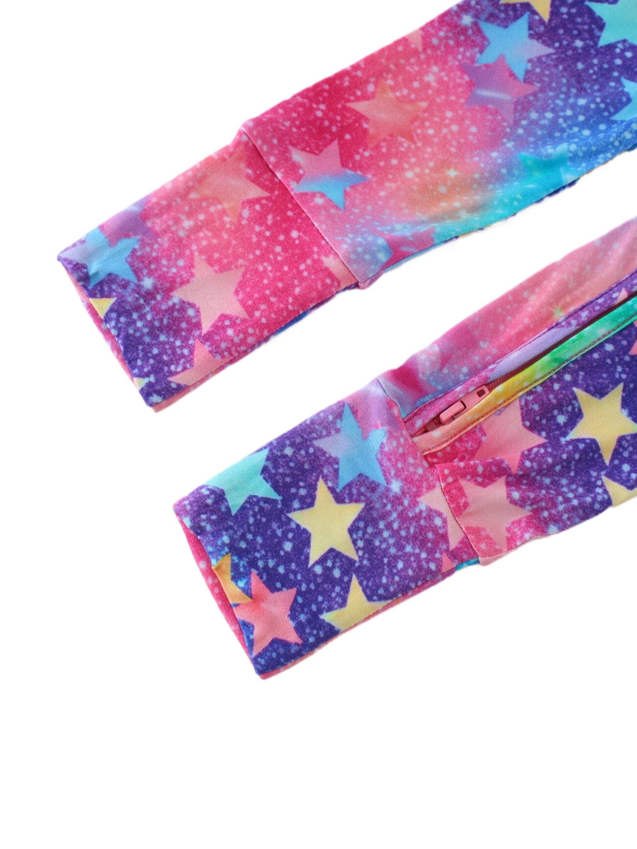 Retro Stars Bamboo Convertible Zippy Romper