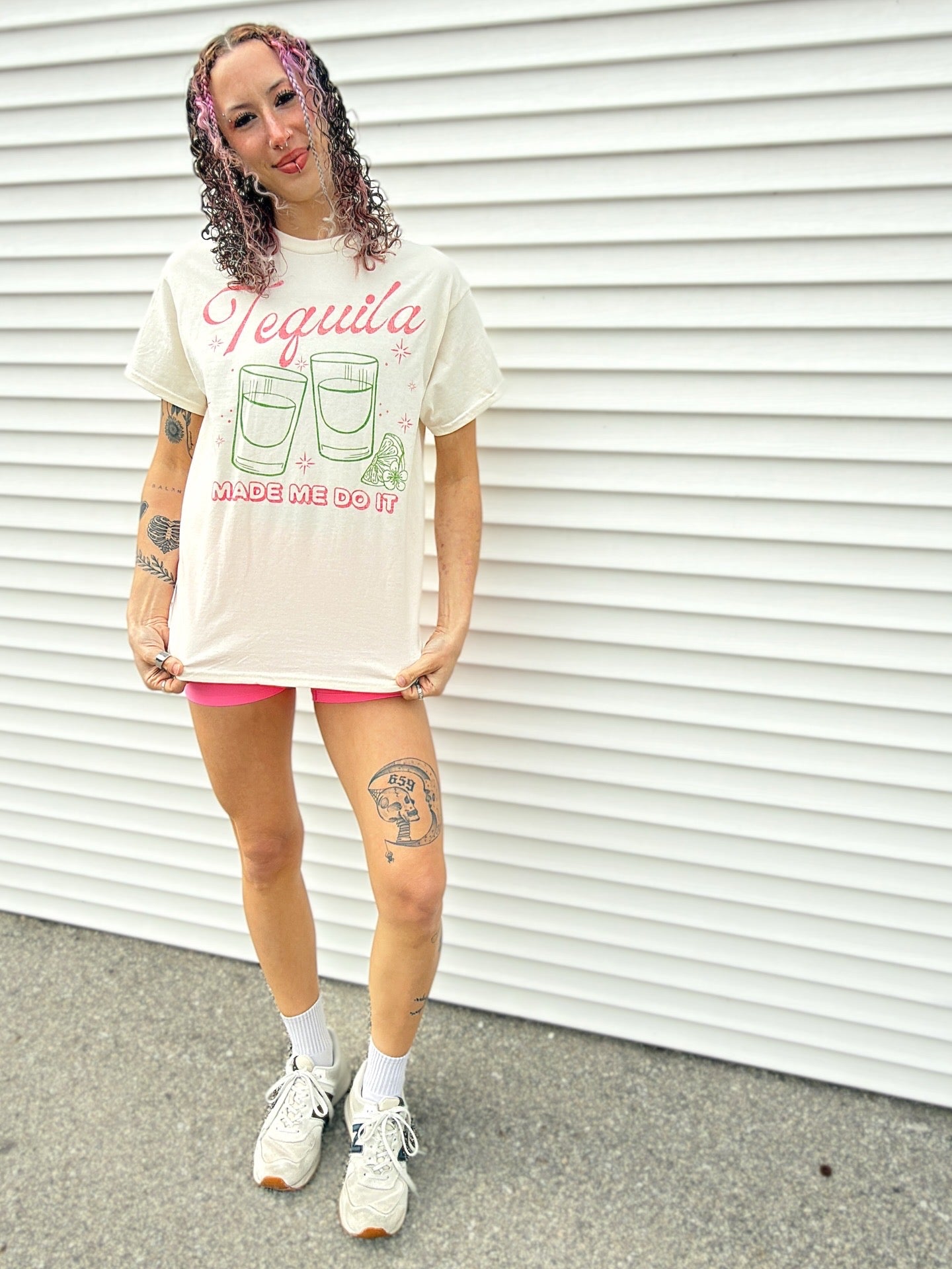 Tequila Made Me Do It Graphic Tee