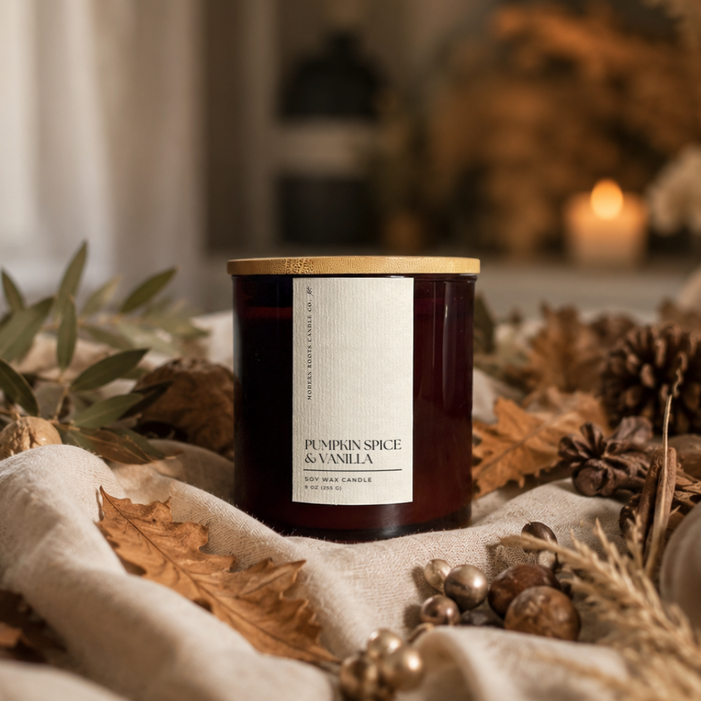 Pumpkin Spice & Vanilla | 9oz Soy Candle