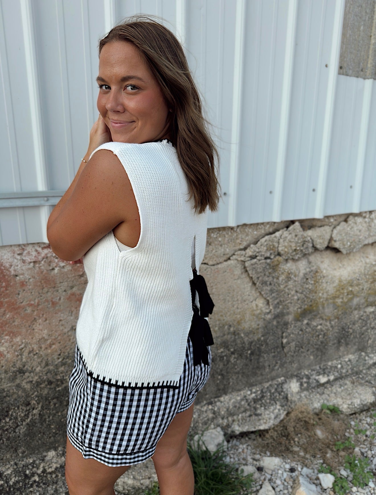 Ribbed Sweater Vest