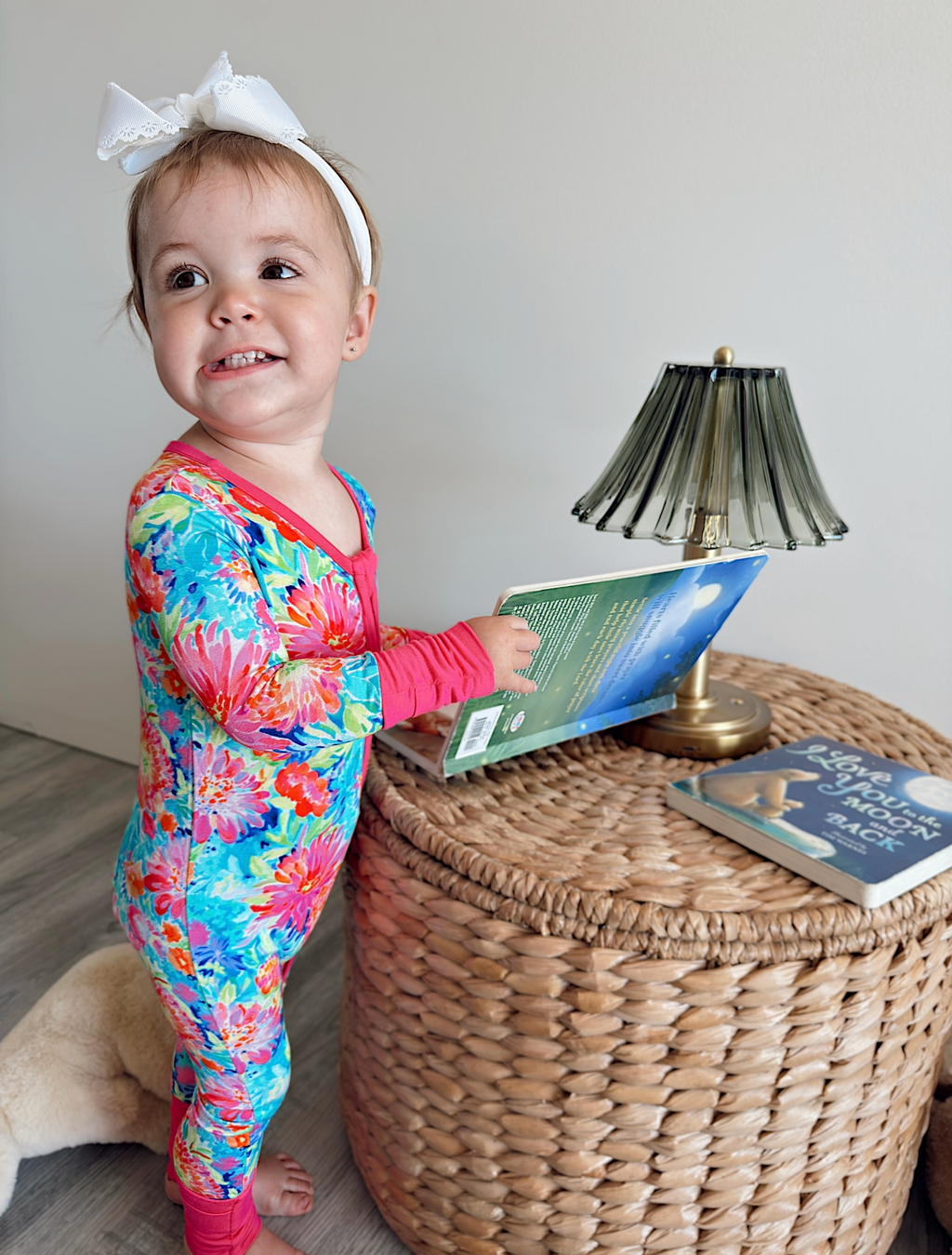 Coral Garden Bamboo Convertible Zippy Romper