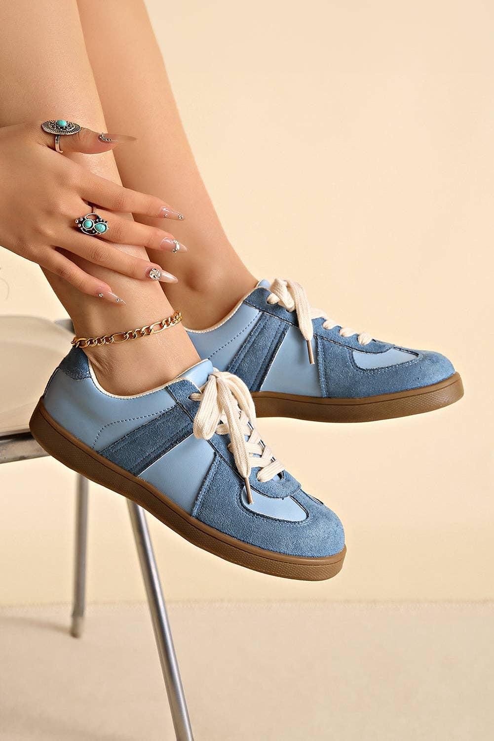 Eliana Lace-Up Sneakers