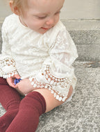 Ivory Lace Romper