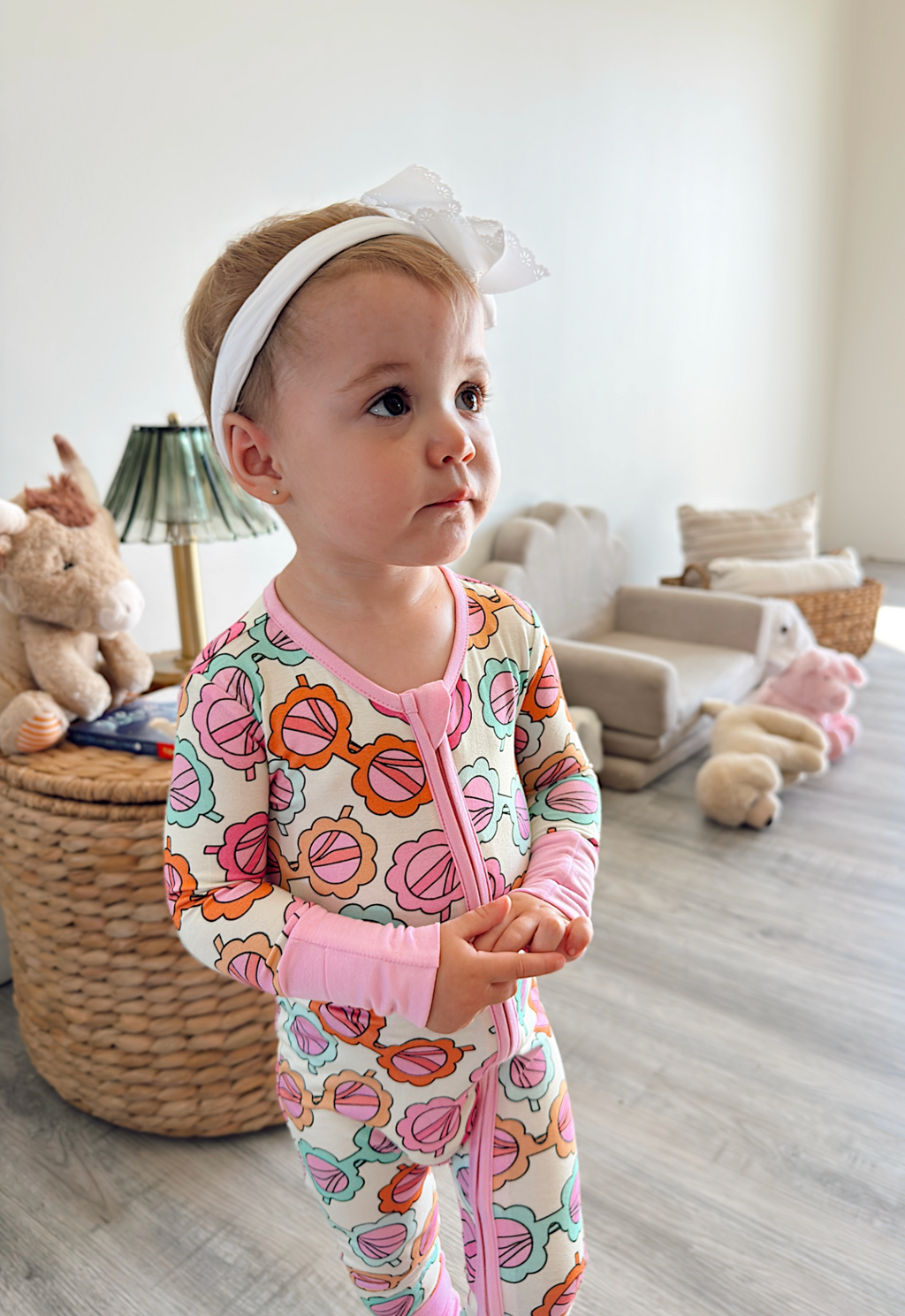 Sassy Shades Bamboo Convertible Zippy Romper