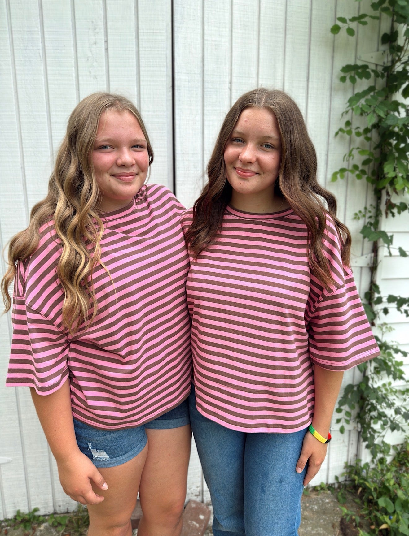 Oversized Stripe Boyfriend Tee