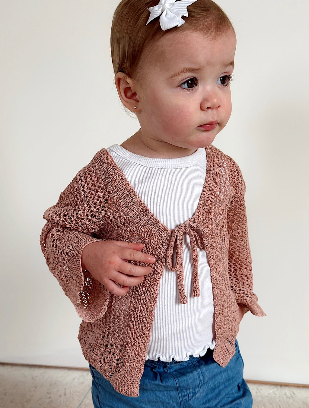 Crochet Bell Sleeve Cardigan