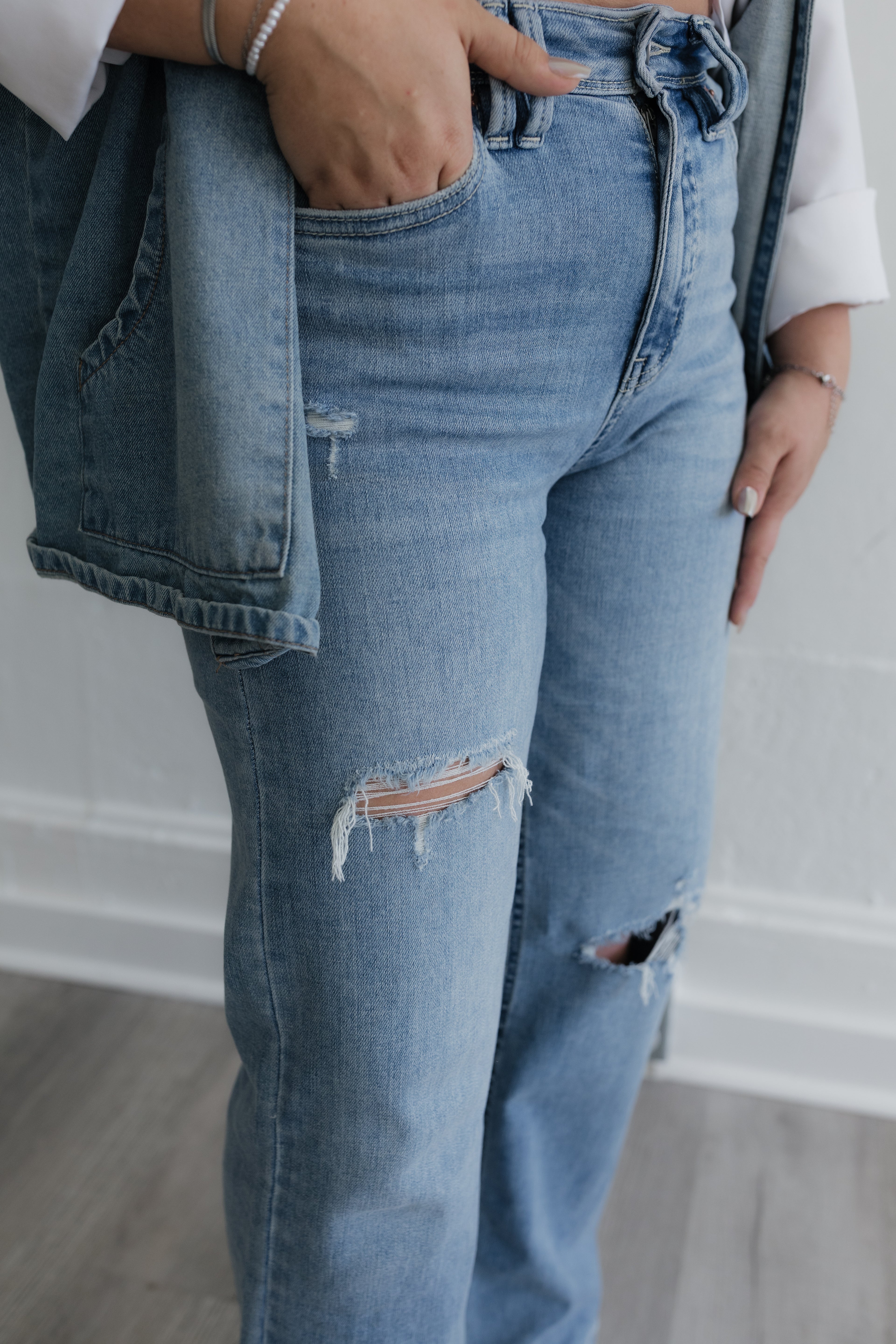 Corset 90'S Vintage High Rise Comfort Wide Jeans